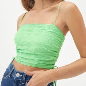 NWT UO Urban Outfitters Sunny Ruched Side-Tie Cami